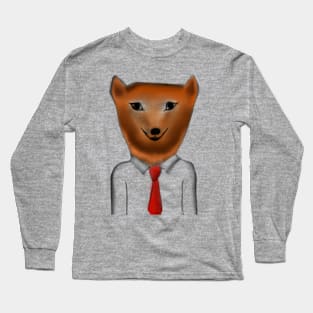 dog at work Long Sleeve T-Shirt